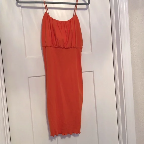 target wild fable orange dress Wild fable orange dress from target